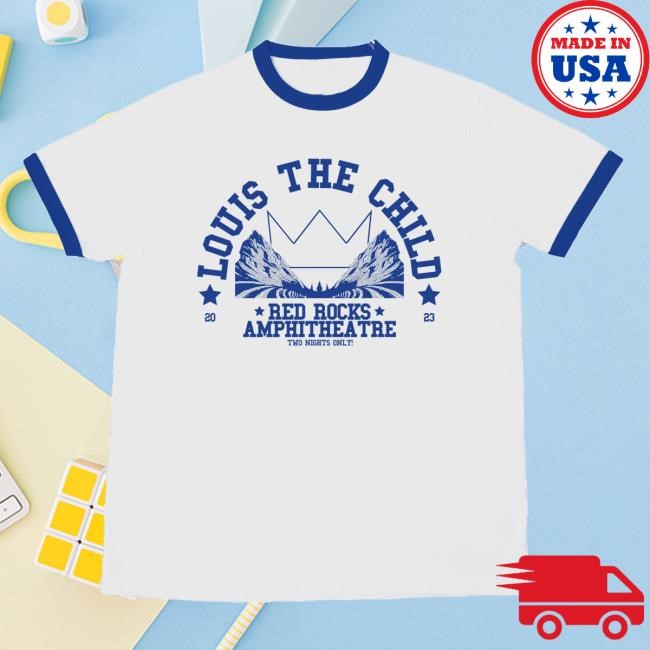 Louis The Child Official Merch Store Red Rocks 23 Ringer Tee Louis The Child Clothing