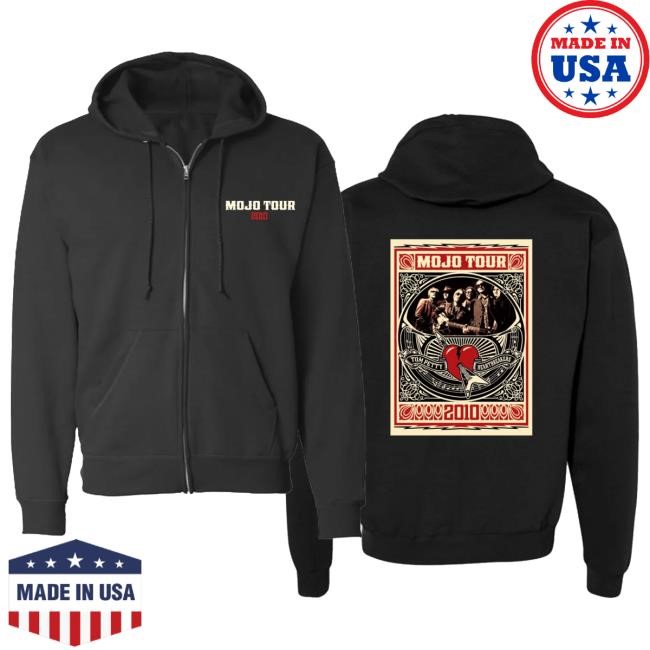 Official Tom Petty Merch Store Mojo Tou Zip Hoodie Tom Petty