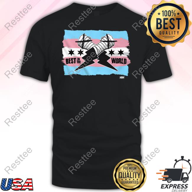 Official Cm Punk Best In The World Trans Pride Shirt