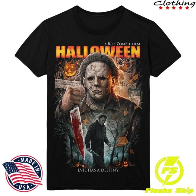 Official Gutter Garbs Rob Zombie Shop Rob Zombie's Halloween: Trick or Treat T Shirt