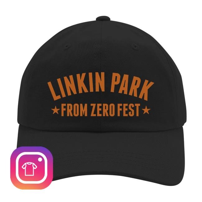 Official Linkin Park Merch Store Linkin Park FZ Fest Austin Black Dad Cap LinkinPark