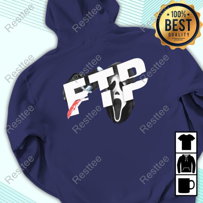 FTP Merch Ghostface Logo T Shirt Fuck The Population Merch FTP Ghostface Logo Shirts