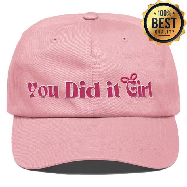 Official Momlifewithlaura You Did it Girl Cherries Hat - Hot Pink/Pink Official Momlifewithlaura You Did it Girl Cherries Hat - Hot Pink/Pink