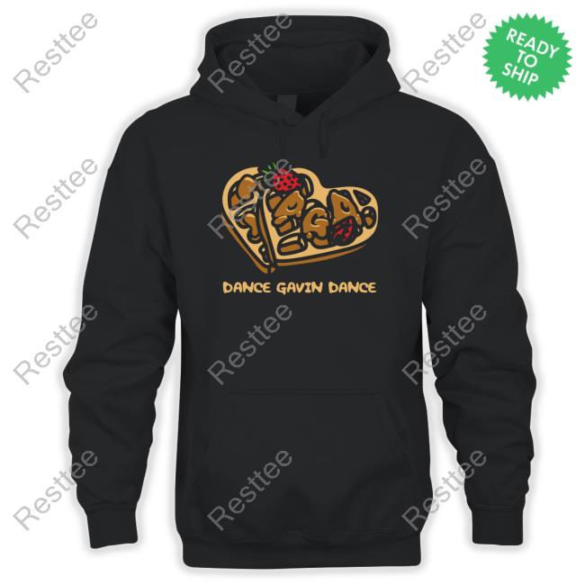 Official Dance Gavin Dance Merch Waffle Black Shirt Dance Gavin Dance Merch Waffle Black Tee Shirt