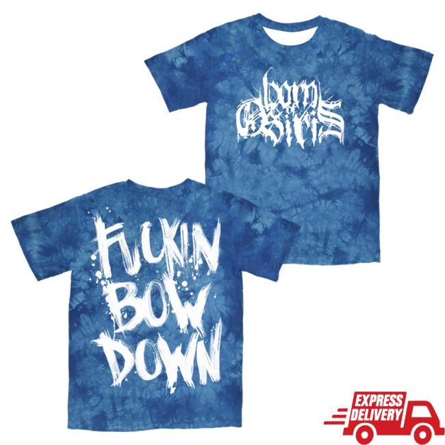 Official Sumerian Records Merch Store Born Of Osiris - "Bow Down" Royal Crystal Wash Tees