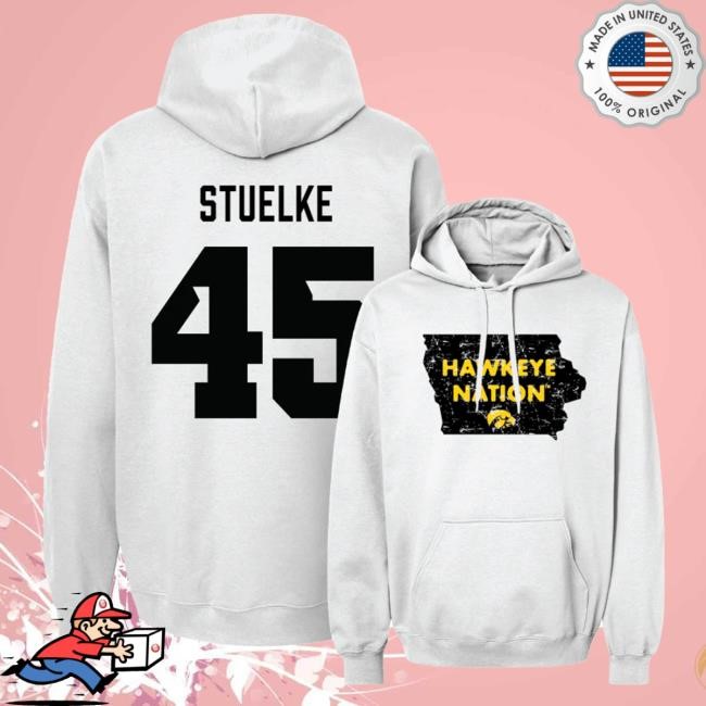 Iowa Nil Store Women's Basketball White State - Hannah Stuelke Pullover Hoodie