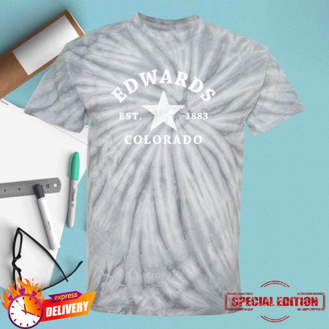 Official Hometown Apparel Edwards Colorado Star Tie-Dye Cyclone Pinwheel Top Shirt 3D All-Over Printed