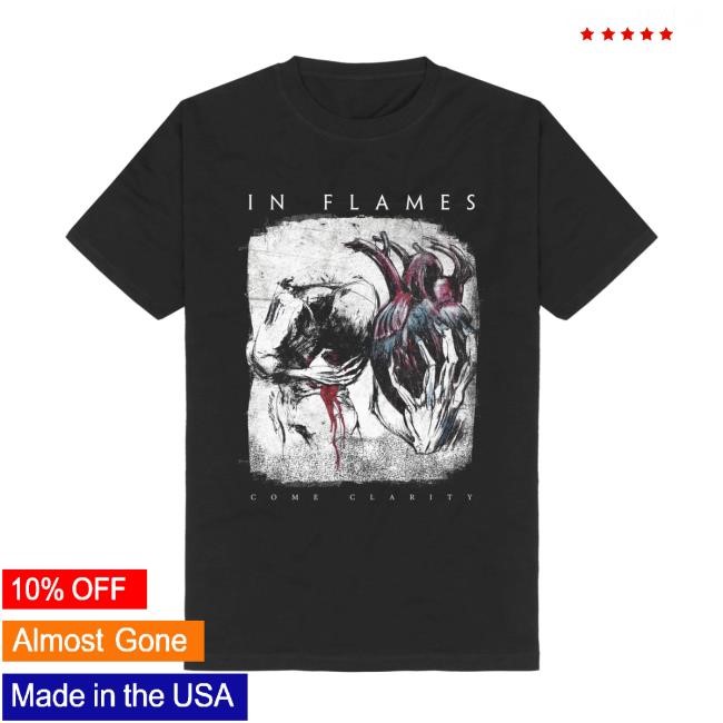 In Flames Come Clarity New Tee In Flames Merch Shop
