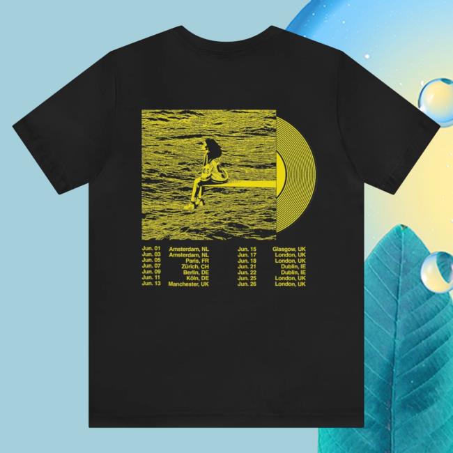 Official Sza Merchandise - Black Sos Seahorse Europe Tour T-Shirt Official Sza Merchandise - Black Sos Seahorse Europe Tour T-Shirt