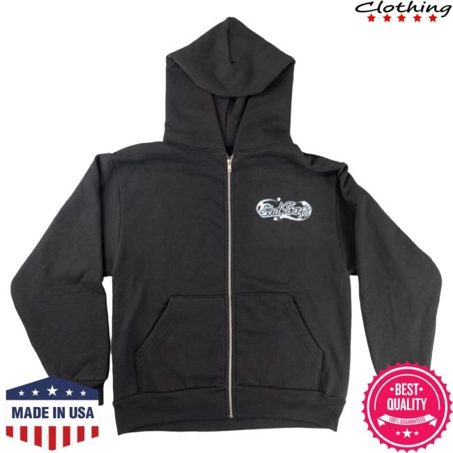 Official Sad Boyz Merch Sad Boyz Sad Dreams Zip Up Pullover Hoodie Sad Boyz Official Store