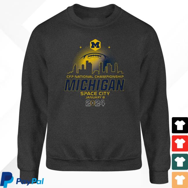 Official College Football Playoff Merch Store Rose Bowl 2024 College Football Playoff 2024 National Championship Game Michigan Space CityCrew Collegefootballplayoff