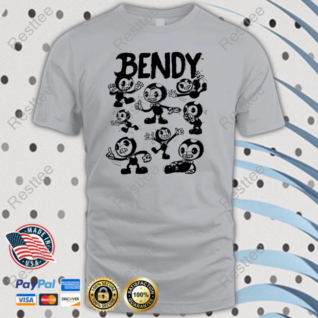Official Bendy Concept Art Shirt Bendy Merch Bendy Concept Art Tee