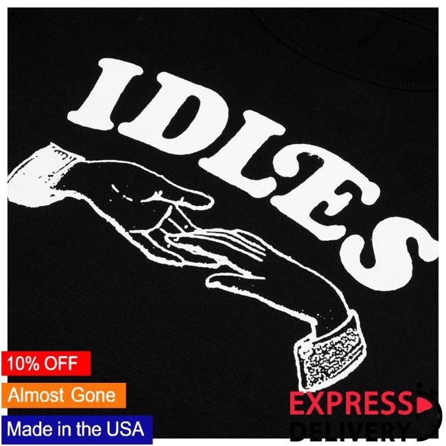 Official Idles Merch Store Shop Idles Band Hands Cropped Women's Hot Shirt