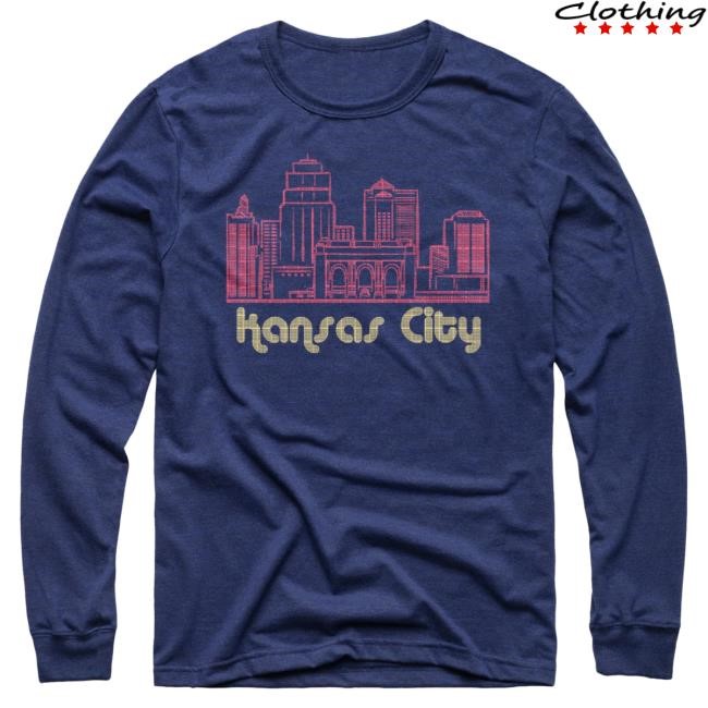 KC Dot Skyline LongSleeve Charlie Hustle Merch Store Official