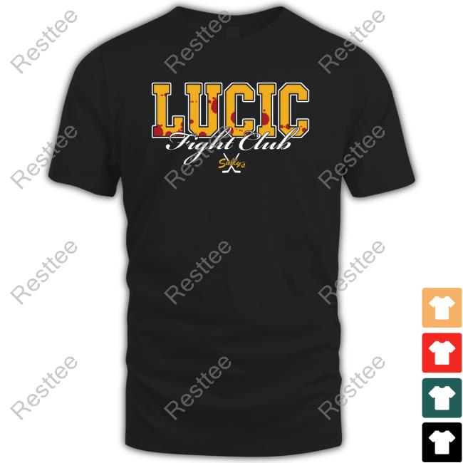 Sully's Brand Lucic Fight Club Shirt New