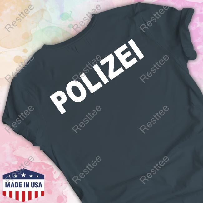 Polizei Tee Shirt Kanye West Polizei T Shirt