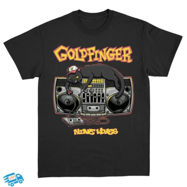 Cat DJ Concert Tee — Goldfinger Studio Off-Day Fit