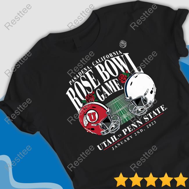 Penn State Nittany Lions vs. Utah Utes Fanatics Branded 2023 Rose Bowl Matchup Old School Shirt