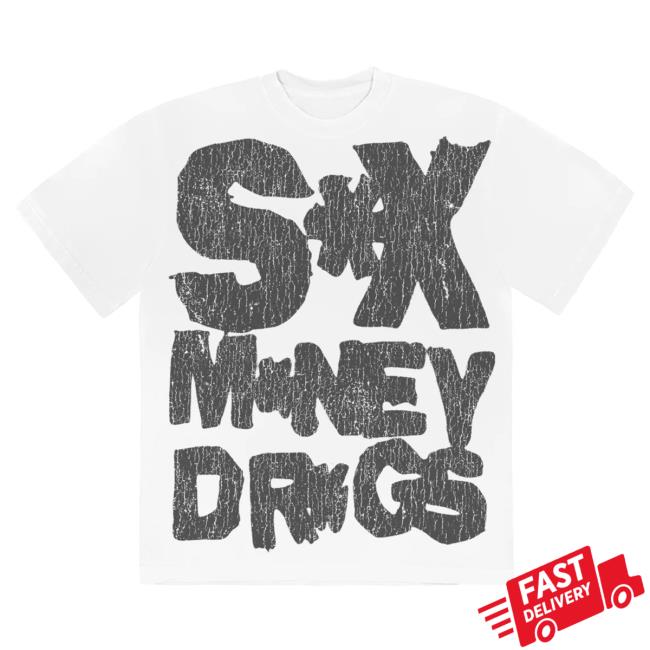 Official Lucki Merch Store Lucki S*X M*Ney Dr*Gs Text Top Shirt