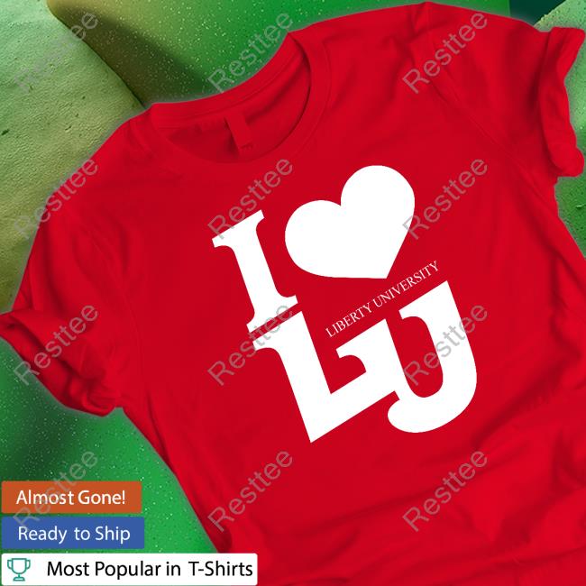 Official LibertyU I Love Liberty University Shirt