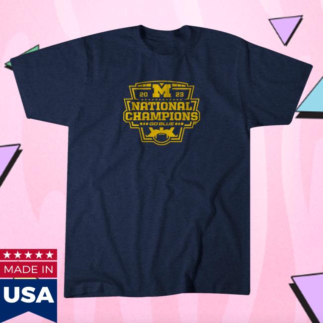Breaking T Michigan Football: 2023 National Champions Logo Shirt 2023