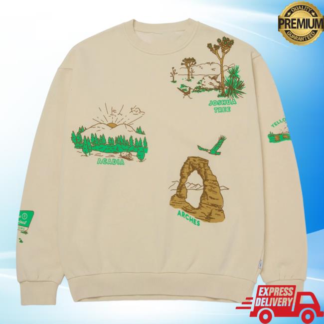 Official Public Lands Store Shop Parks Project Unisex Mount Rainier 1899 Sweater 3D Publiclands