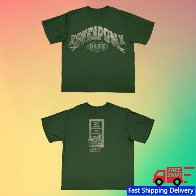 Official Daze Style Shop xWeaponx - Straight Edge Tank Tshirt Official Daze Style Shop xWeaponx - Straight Edge Tank Tee