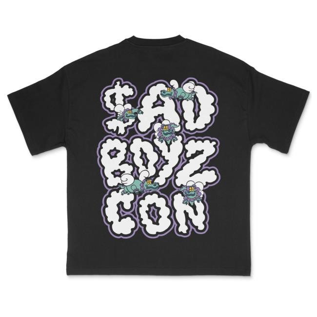 Official Sad Boyz Merch Sad Boyz LVCON T Shirt Black