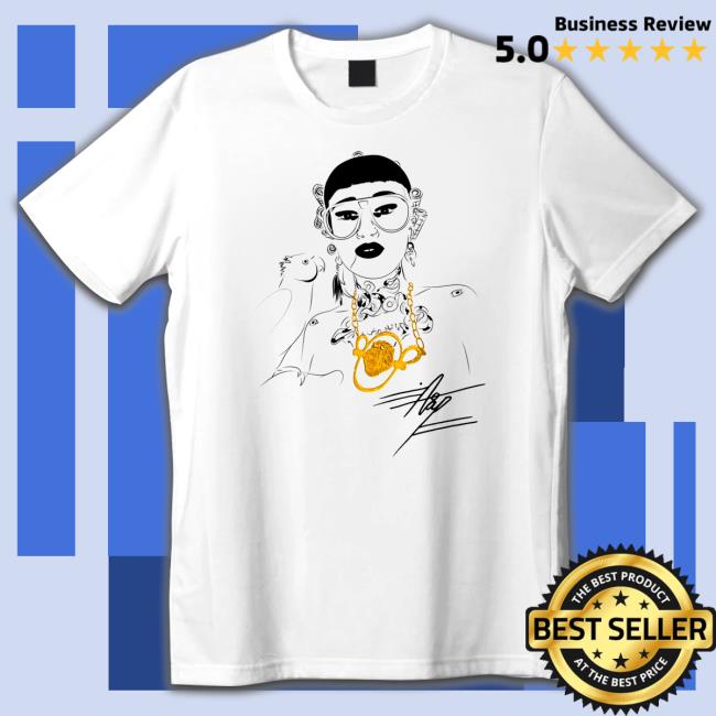 Gg On White Tee