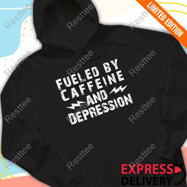 Official Bunker Branding Merch Fueled By Caffeine And Depression Unsubscribe T-Shirt