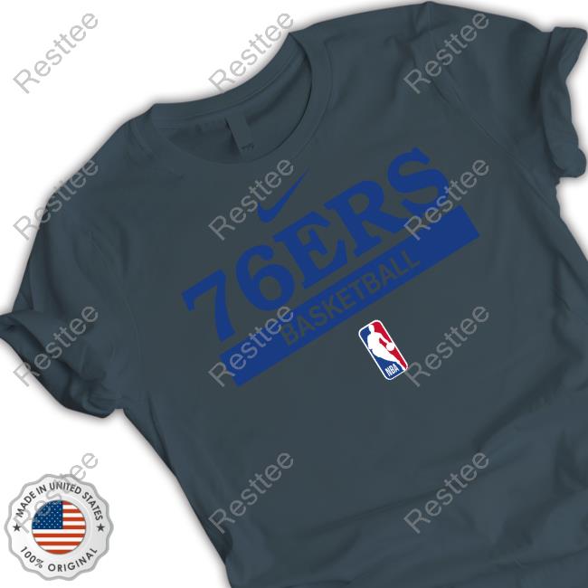 76ers Basketball Shirt White Nba Philadelphia 76ers Basketball 2023 T Shirt