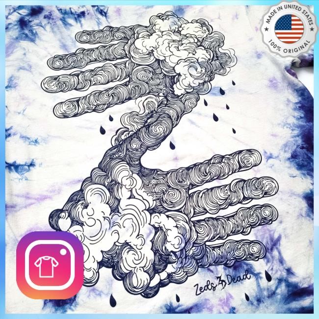 Official Zeds Dead Merch Zeds Dead - Cloudy Daze Tie Dye Tee