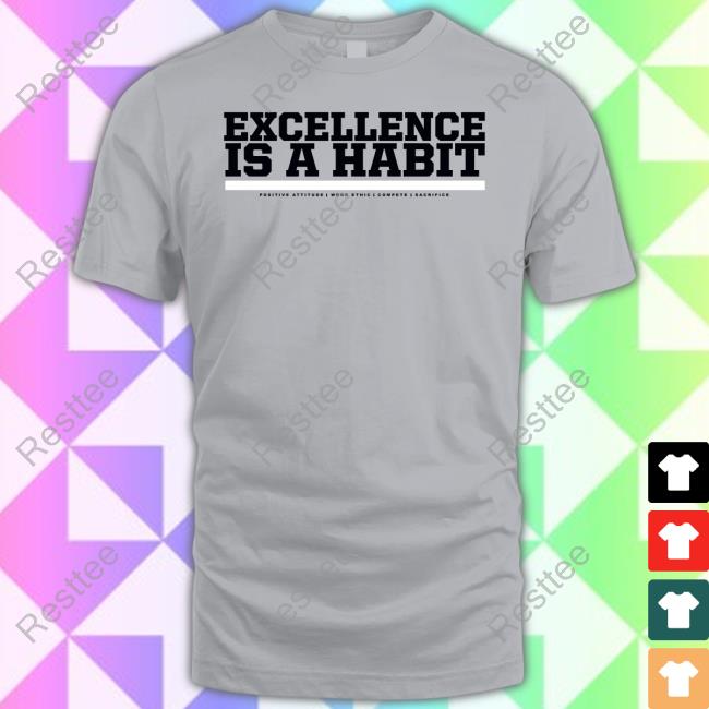 Wintshirt Store Excellence Is A Habit Fan Favorite Sweatshirt