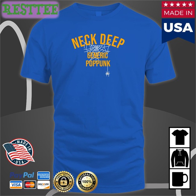 Neck Deep Generic Pop Punk T Shirt Neck Deep Generic Pop Punk Shirt