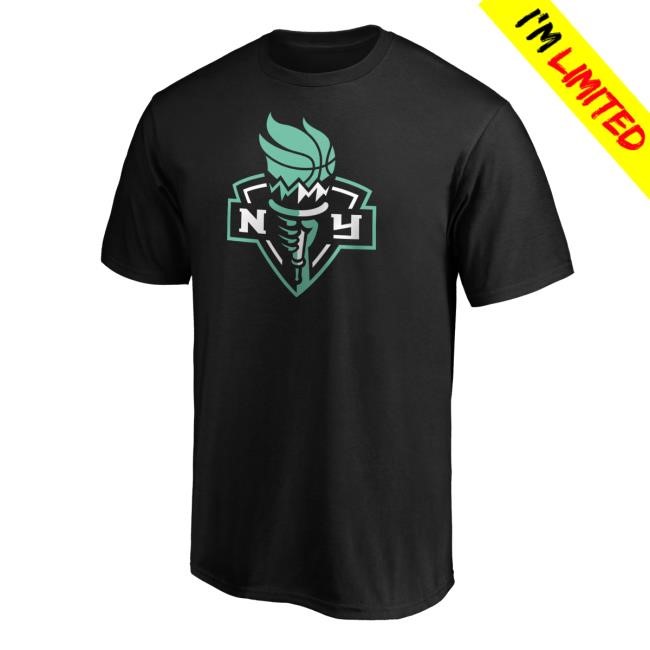 Sabrina Ionescu Black New York Liberty Playmaker Name & Number T Shirt
