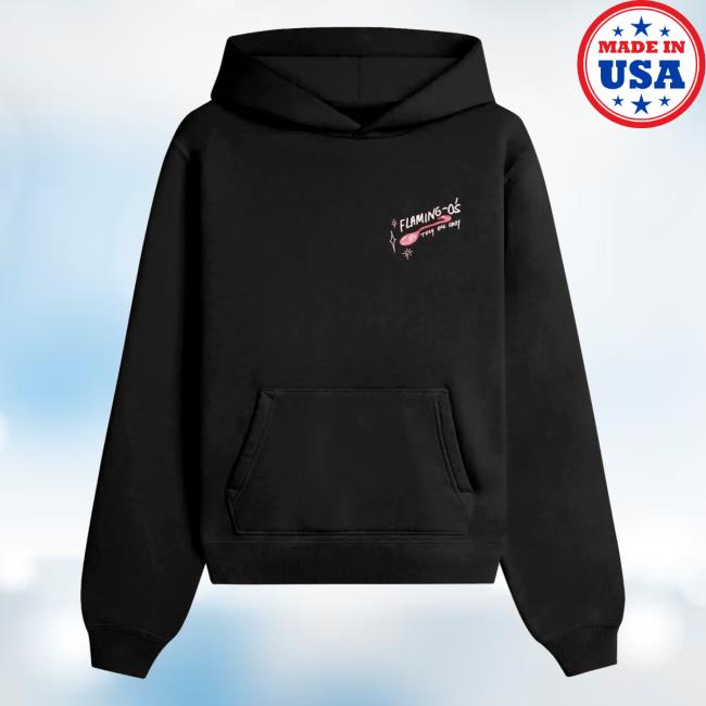 Official The Official Flim Flam Shop Merch Store – Flamingo Bird Spoon Crew neck Sweatshirt Black
