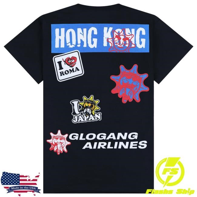 Official Glo Gang Travel New Shirt (Black)