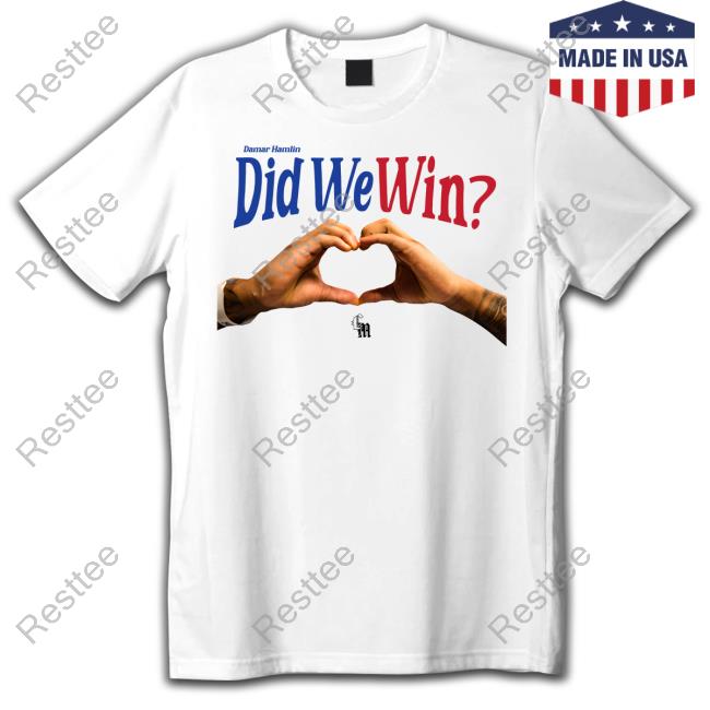 Damar Hamlin Did We Win Shirt Chasing Millions Merch Did We Win Shop