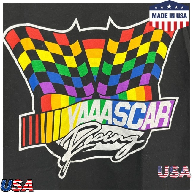 Nascar Yaaascar Graphic Logo T Shirt