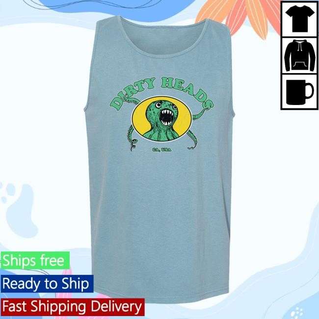 Octo Unisex Tank Top Tshirt - Dirty Heads Store Merch | Dirtyheads Clothing Apparel