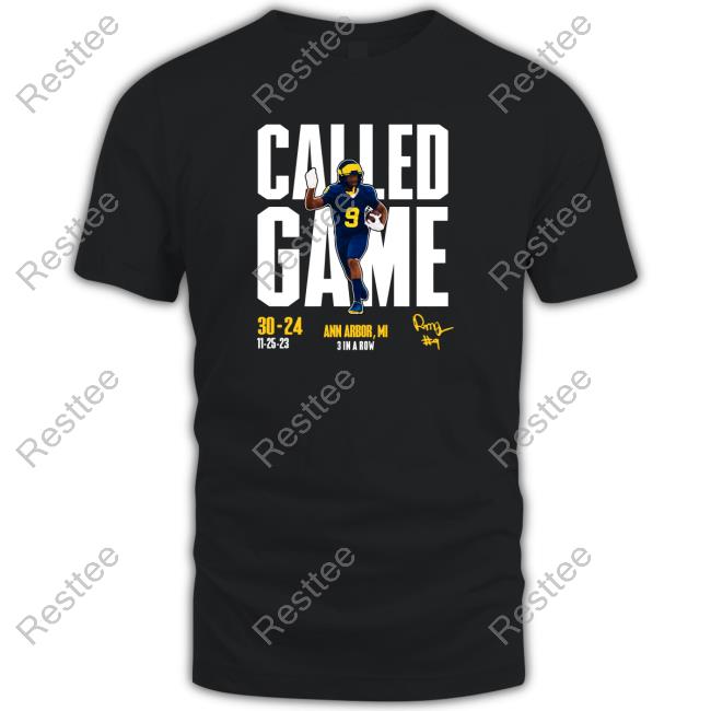 Michigan Rod Moore Called Game Tee Shirt