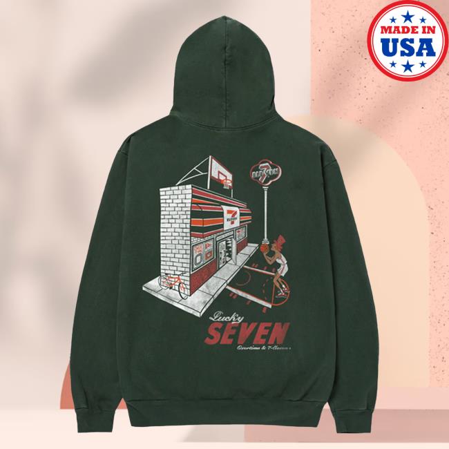 Official Rwe Merch Overtime Tv Store Lucky Seven Popover Hoodie Overtime Tv Apparel Clothing Shop Ote Merch