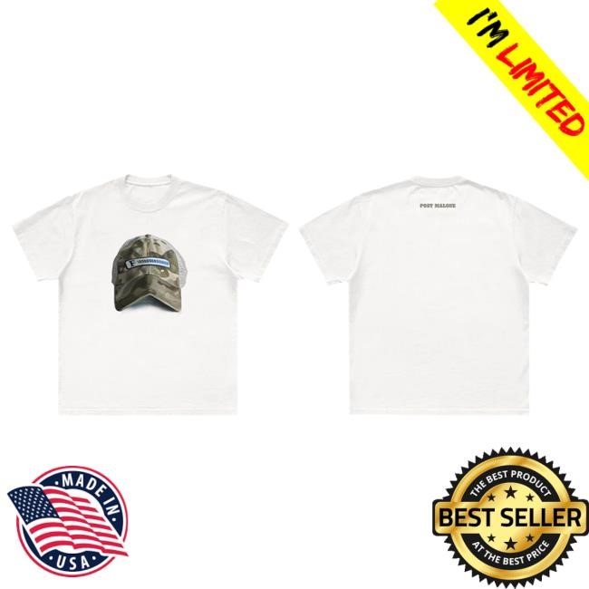Official Post Malone Merch Store Post Malone Emblem Hat Painting T-Shirts Post Malone Apparel Clothing Shop PostMalone