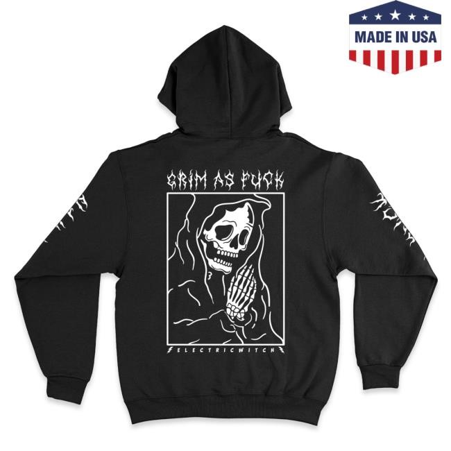 Electric Witch Grim Pullover Hoodie Electric Witch Grim Pullover Hoodie Sweatshirt