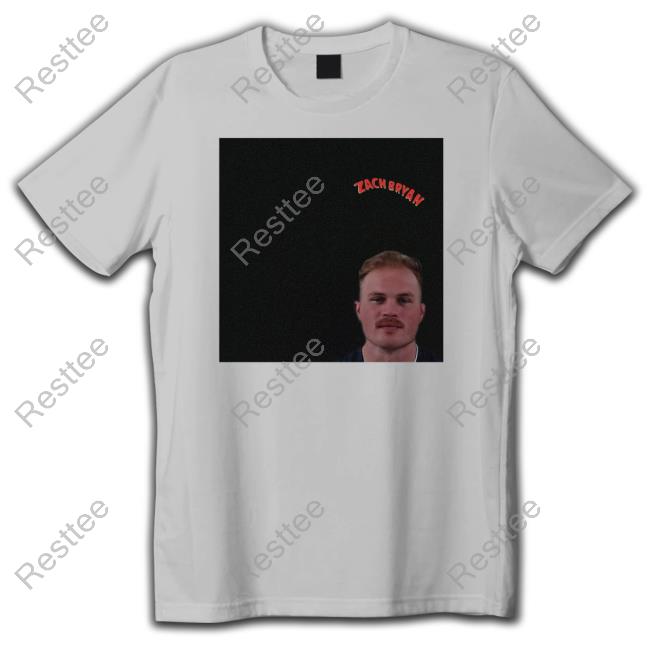 Official Zach Bryan Mugshot Album T Shirt