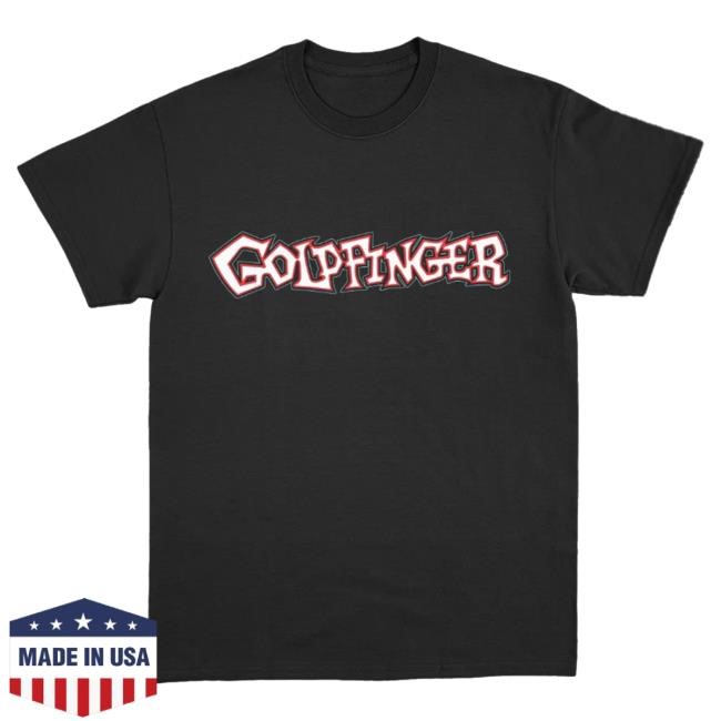Bandward Lazer Print Tee — Goldfinger Line Stage-Ready Lazer Artwork Tee from Goldfinger