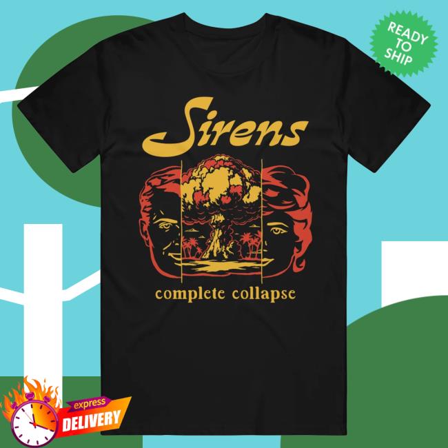 Official Sleeping With Sirens Merch Split Face Black Tshirt