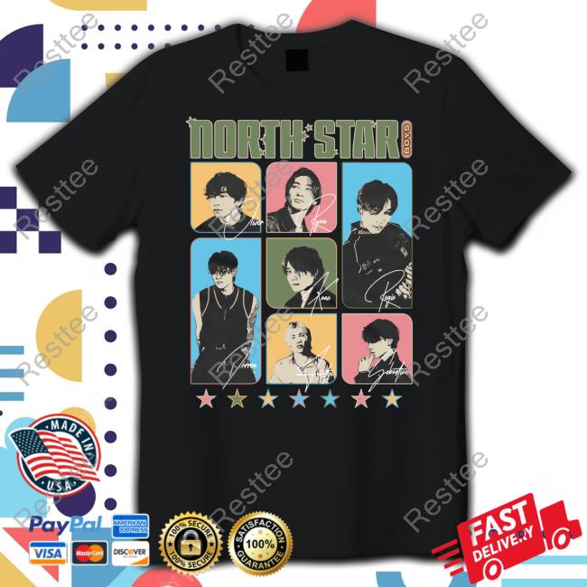 Official North Star Boys Merch Photo Black Tee