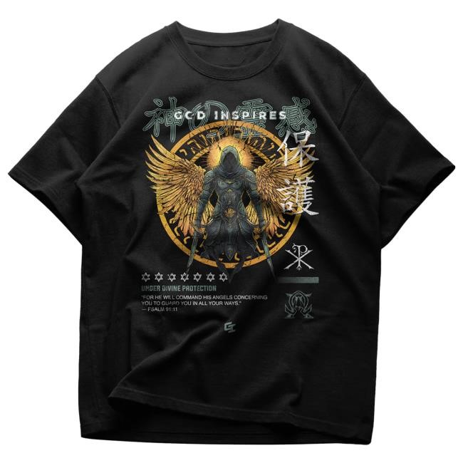 Official God Inspires Clothing Store 'Divine Protection' Staple Shirt