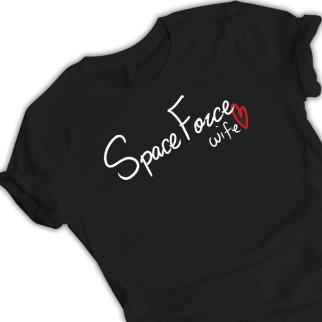 Space Force Wife Proud Military Spouse Family Patriotic Crewneck Sweatshirt